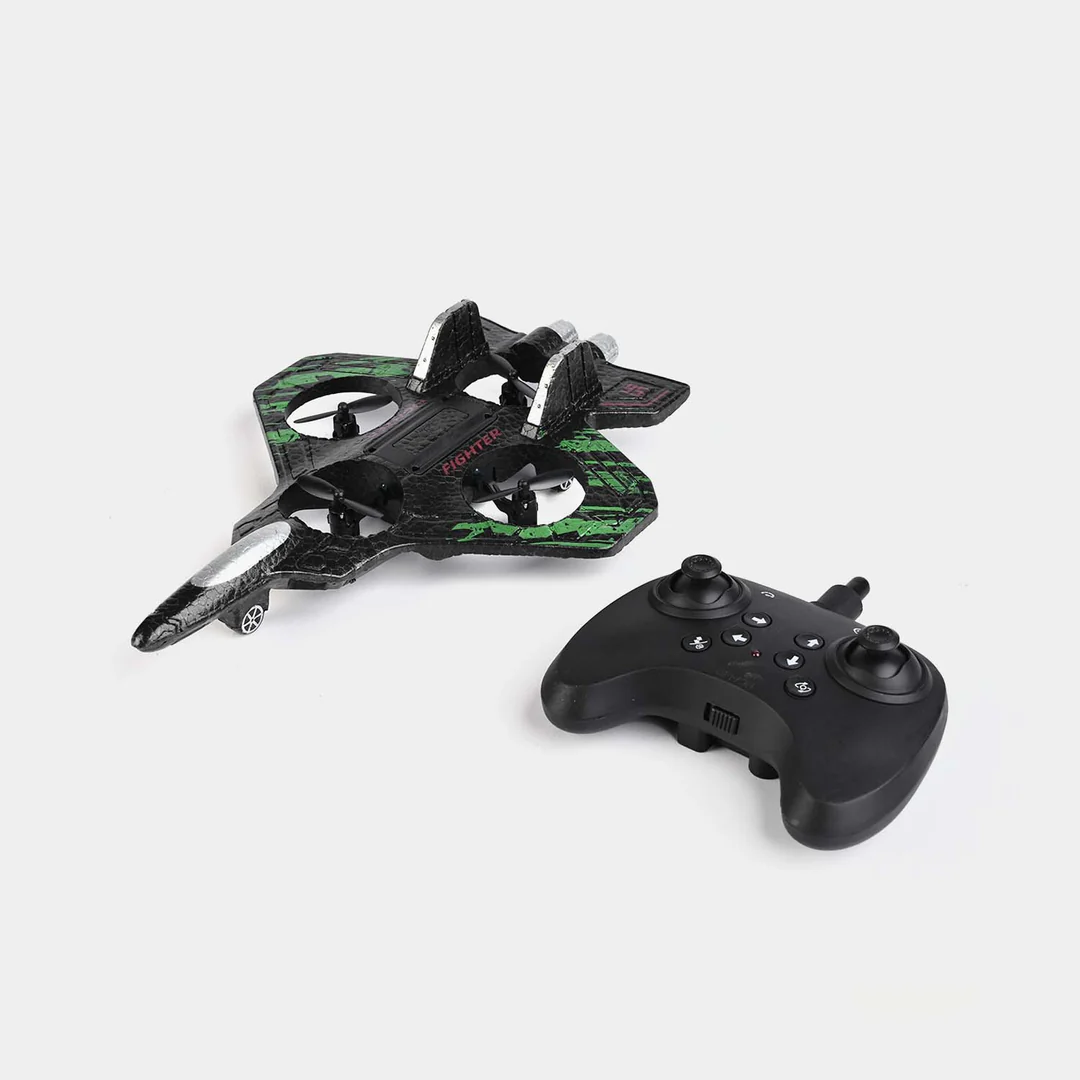 Fighter Airplane Toy Drone With Light