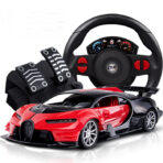 SpeedX Remote Car with Steering Wheel & Pedals