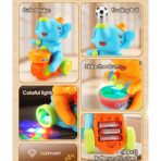 Musical Walking Elephant Drummer Toy