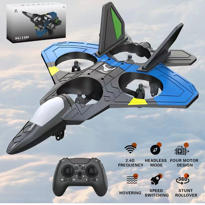 Fighter Airplane Toy Drone With Lights