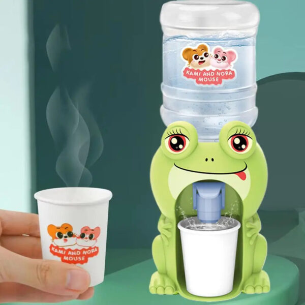 Lovely frog drinking dispenser for kids
