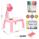 Children Mini Led Projector Drawing Table for kids